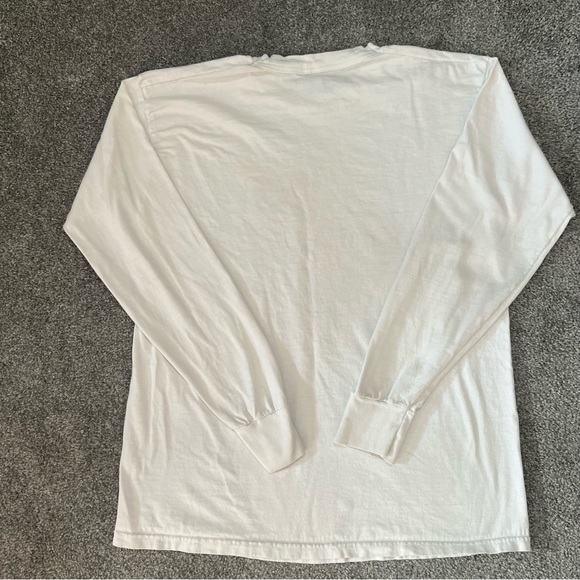 Vintage charity ball shirt mens large white long sleeve Jamaican me crazy 90s - Picture 4 of 8